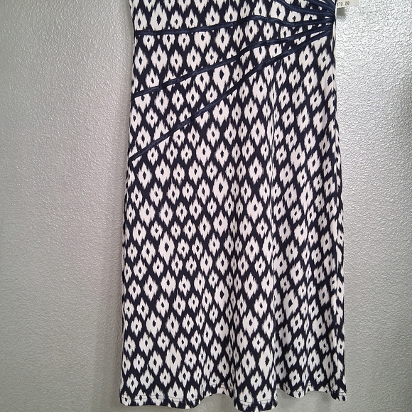 NWT Connected Apparel Black & White Dress    Size 14 - Picture 12 of 15